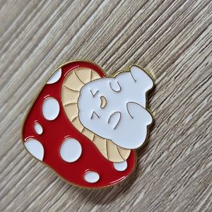 Laughing Mushroom Enamel Pin